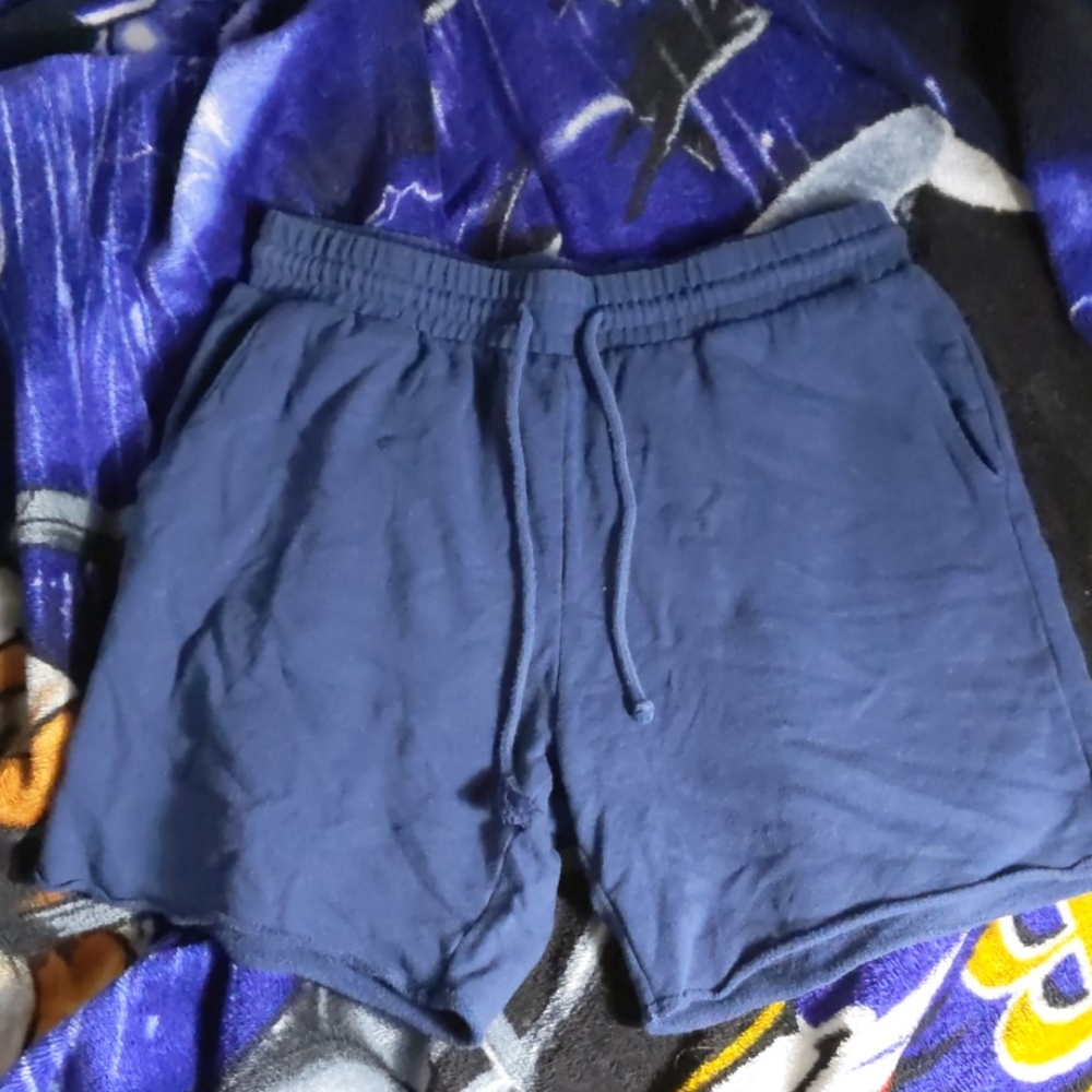 Blue Sweatshorts